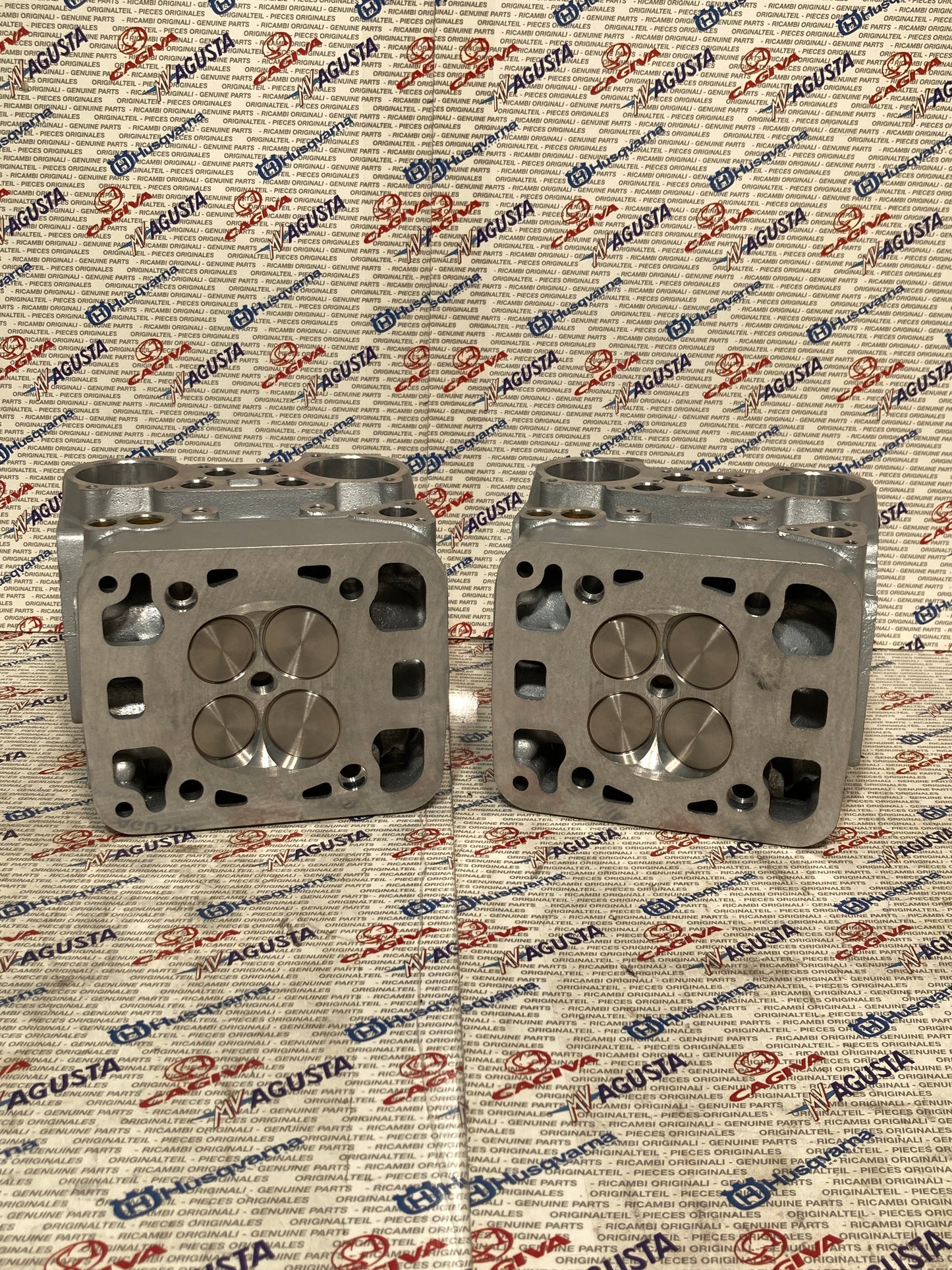 Ducati 748 Cylinder Heads 30120601A Brand New Racing heads with 1mm FBF Oversized Valves