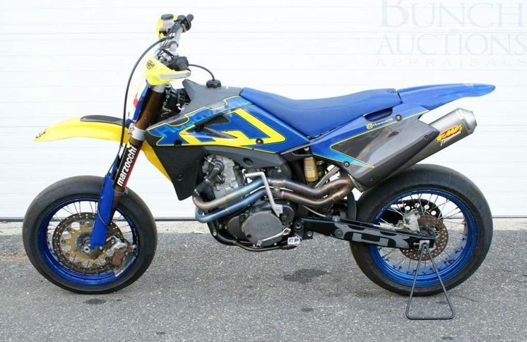 Factory Husqvarna 630 Eddy Seel Replica supermoto race bike