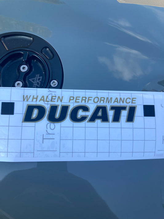 Whalen Performance Ducati stickers