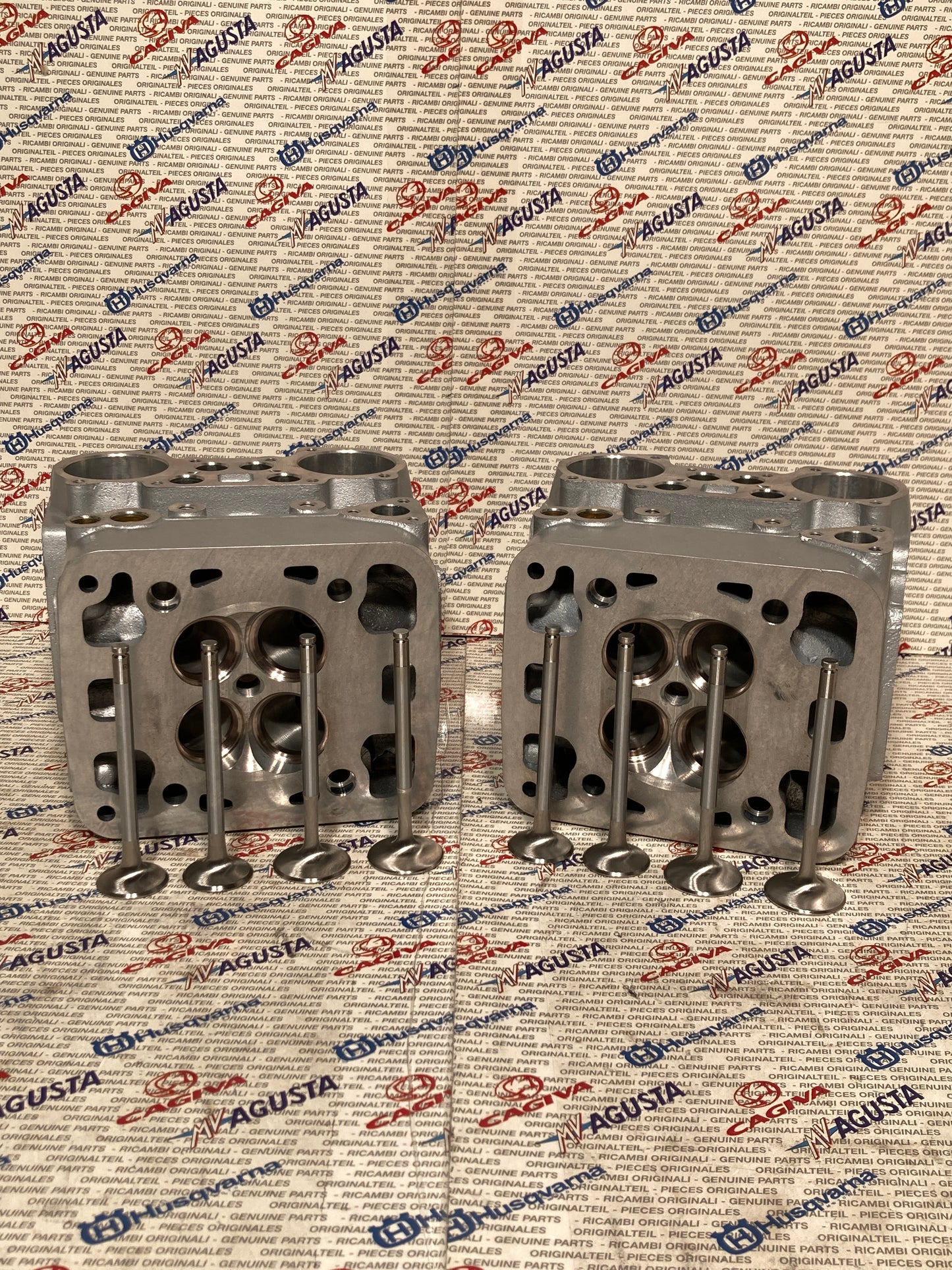 Ducati 748 Cylinder Heads 30120601A Brand New Racing heads with 1mm FBF Oversized Valves