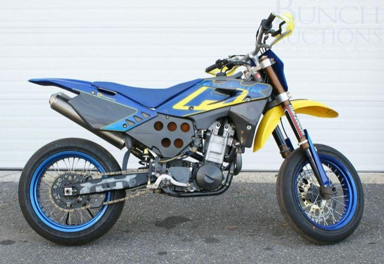 Factory Husqvarna 630 Eddy Seel Replica supermoto race bike